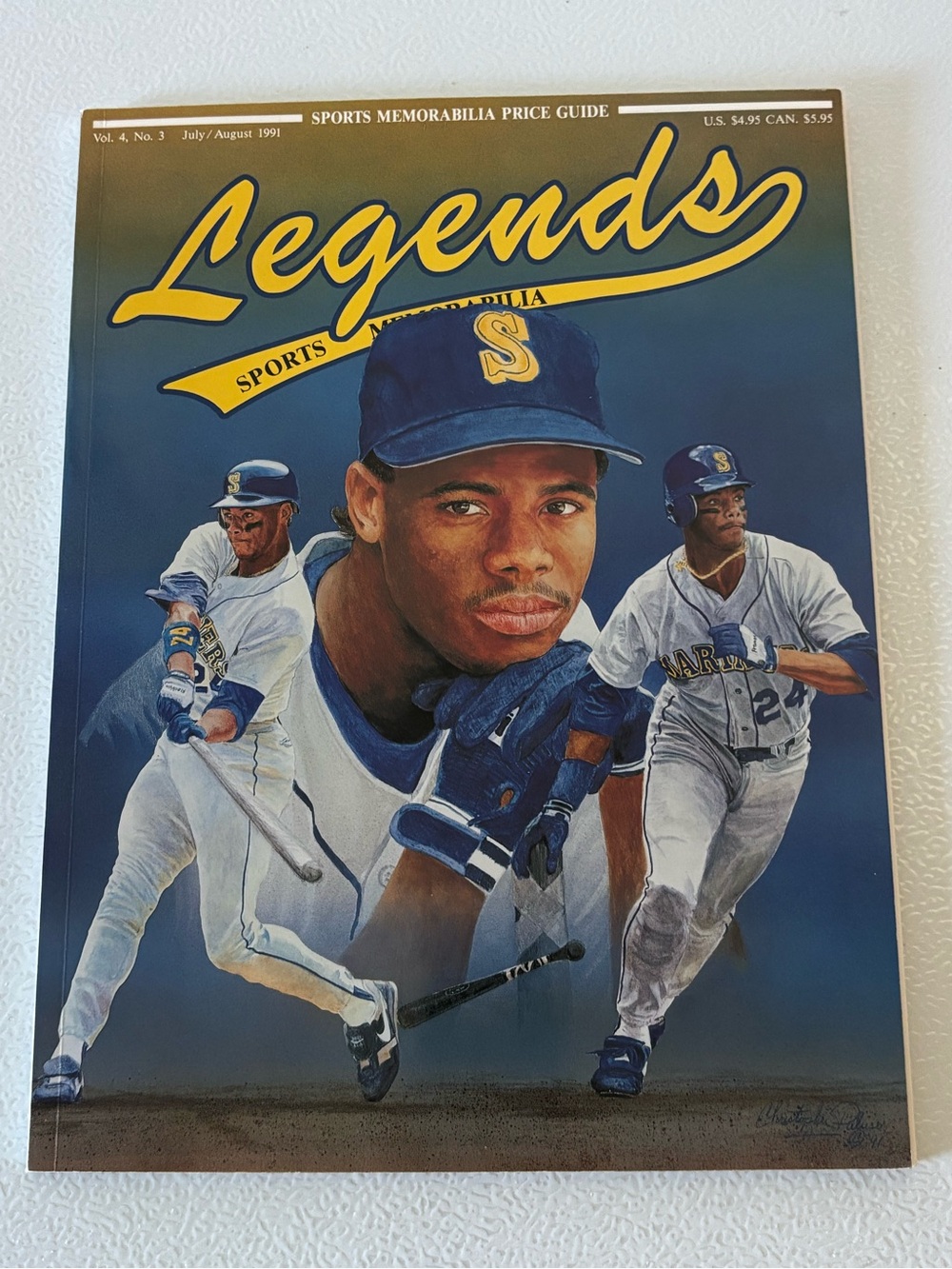 Legends Sports Memorabilia Magazine - Blue Cover